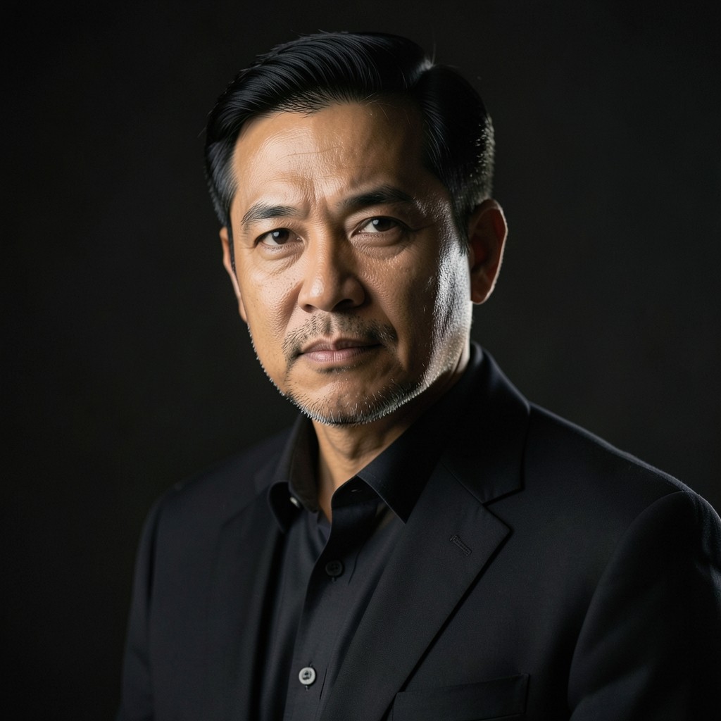 Portrait of Kittisak Boonmee in a quiet studio setting